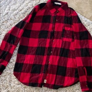 Buffalo plaid hollister flannel